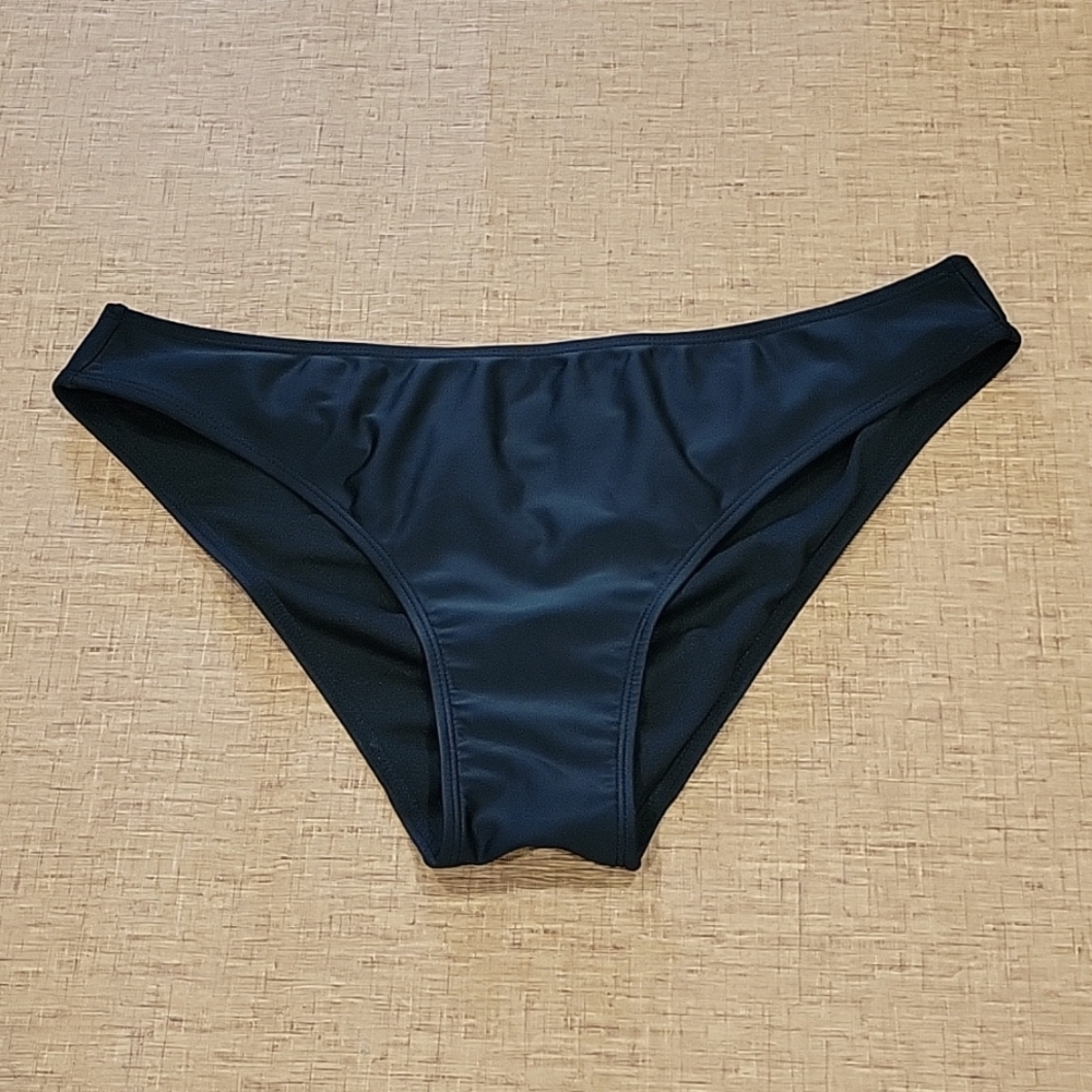 3/$20 Black Cheeky Bikini Swimsuit Bottom XL